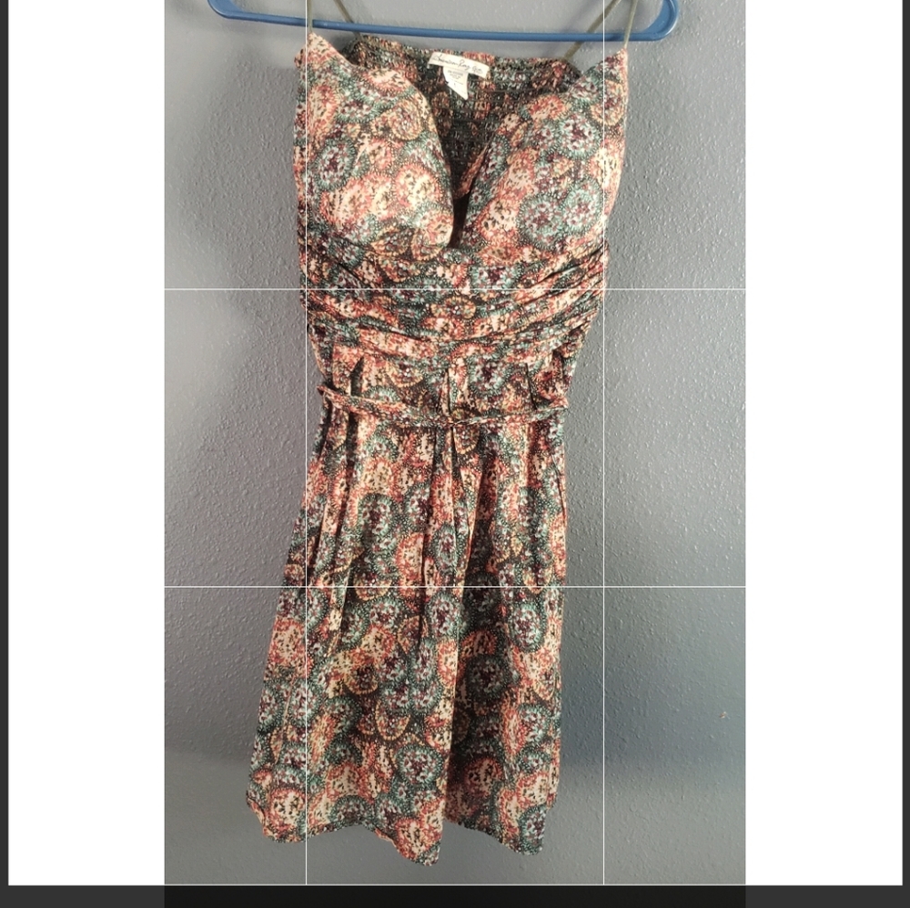Strapless summer dress